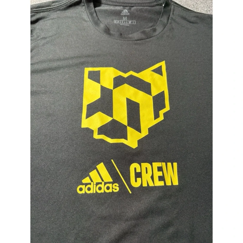 Adidas Men's Columbus Crew Icon Long Sleeve T-Shirt‎ Size Medium Black